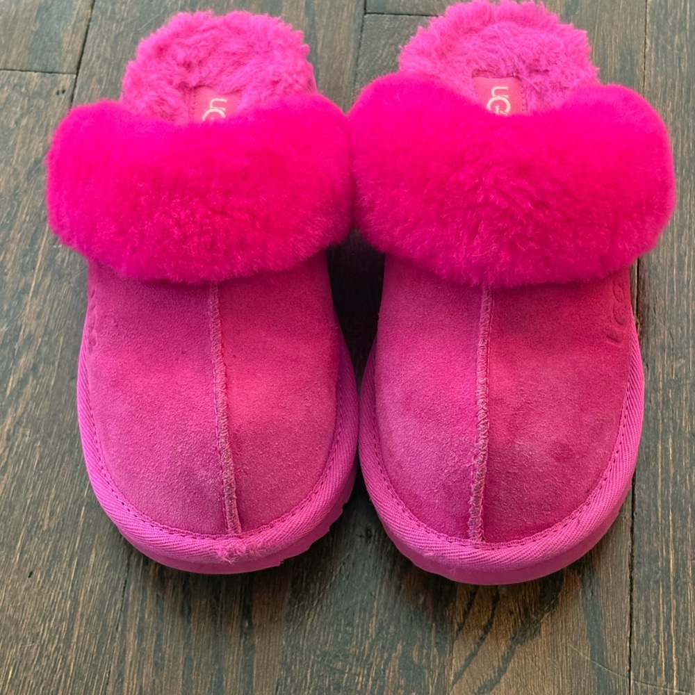 UGG Fuchsia Kids Slippers
